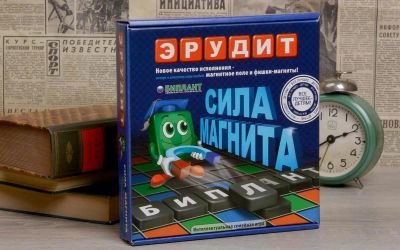 Лот: 12719974. Фото: 1. Биплант: Эрудит "Магнитный". Настольные игры, карты