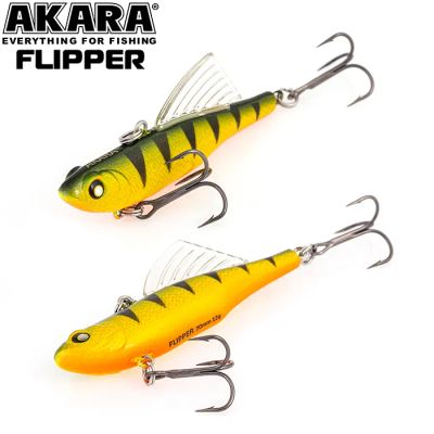 Лот: 21138772. Фото: 1. Раттлин AKARA Flipper (70 мм... Леска, блесны, крючки, мормышки