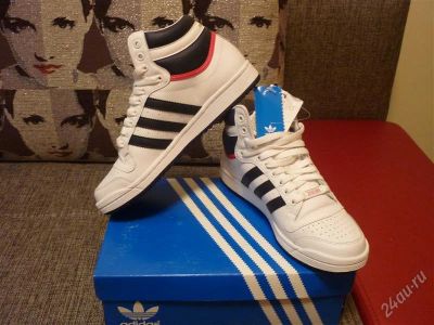 Лот: 1266958. Фото: 1. Высокие Adidas Originals Top Ten. Кеды, кроссовки, слипоны