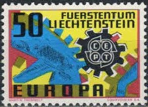 Лот: 18725887. Фото: 1. 1967. Лихтенштейн. Марки Европы... Марки