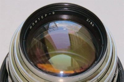 Лот: 2776361. Фото: 1. Объектив Юпитер-9 (белый). Объективы