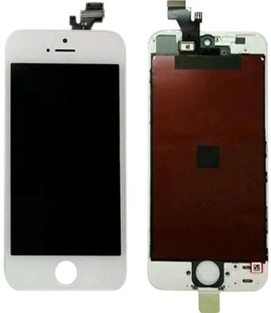 Лот: 9599974. Фото: 1. Дисплей iPhone 5 белый в сборе... Дисплеи, дисплейные модули, тачскрины
