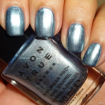 Лот: 13978605. Фото: 1. Лак эйвон Arctic Steel. Лак для ногтей