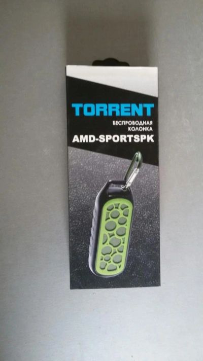Лот: 7985757. Фото: 1. Беспроводная колонка Torrent AMD-SportSPK. Портативные, беспроводные колонки