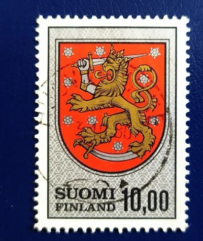 Лот: 20581313. Фото: 1. Финляндия 1974 Национальный герб... Марки