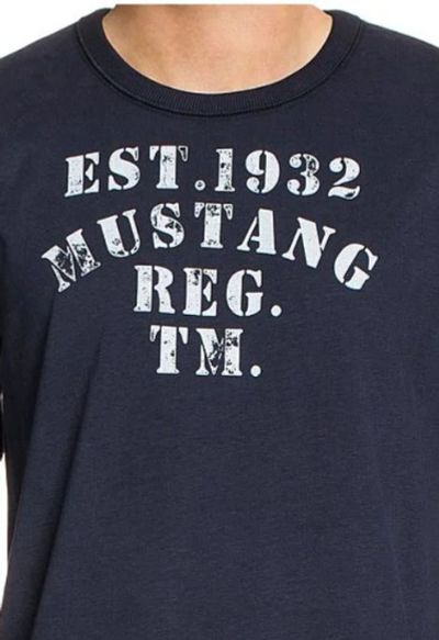 Лот: 11019743. Фото: 1. Мужской лонгслив от Mustang в... Футболки, поло