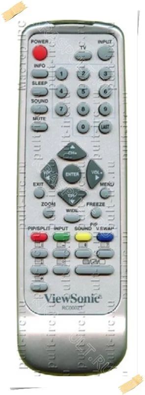 Лот: 15904735. Фото: 1. Пульт ViewSonic RC000021, N2750W. Пульты ДУ