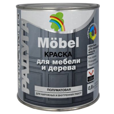 Лот: 19506552. Фото: 1. Краска для мебели и дерева "Mobel... Краски, лаки, растворитель