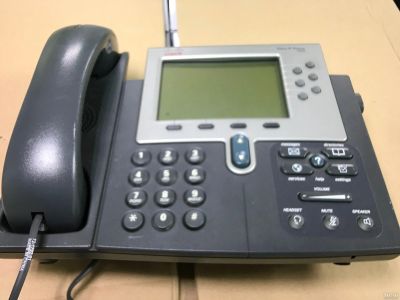 Лот: 18565117. Фото: 1. IP телефон Cisco с блоком питания. Проводные телефоны