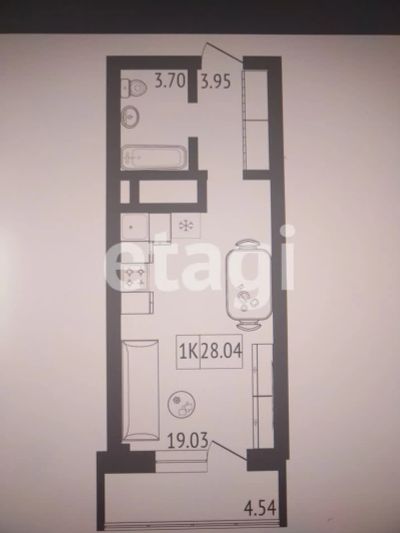 Лот: 25298351. Фото: 1. квартира , Красноярск Молодёжный... Квартиры, студии