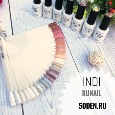 Лот: 11867278. Фото: 1. Гель-лак INDI LAQUE ruNail. Лак для ногтей