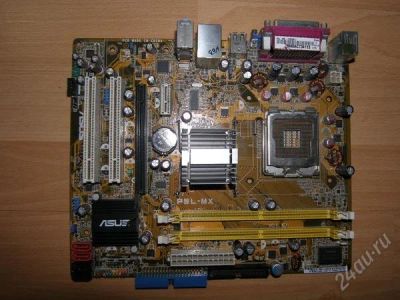 Лот: 3367956. Фото: 1. Asus P5L-MX rev. 1.01 G (63). Материнские платы