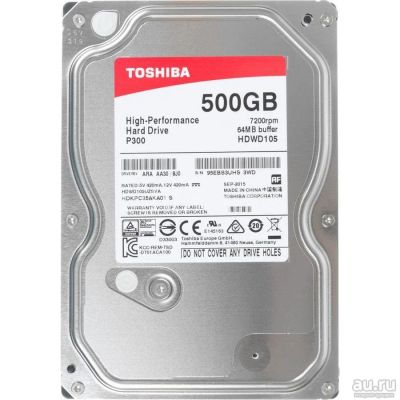 Лот: 16504999. Фото: 1. Быстрый диск 3.5: Toshiba HDWD105... Жёсткие диски (HDD)