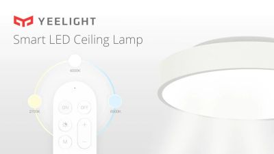 Лот: 11863286. Фото: 1. Потолочная лампа Xiaomi Yeelight... Другое освещение