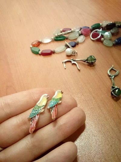 Лот: 10521465. Фото: 1. Украшения женские одним лотом. Серьги, каффы