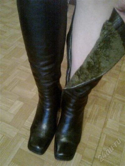Лот: 1572221. Фото: 1. Сапоги женские натуральные. Сапоги