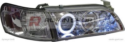 Лот: 6671010. Фото: 1. Фары Toyota Corolla 100 ("ангельские... Детали тюнинга