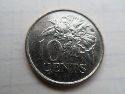 Лот: 8927561. Фото: 1. Тринидад и Тобаго 10 центов 2005. Америка