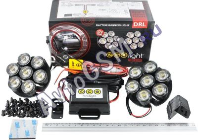 Лот: 4873061. Фото: 1. Ходовые огни Ego Light DRL-7D24. Электроприборы для автомобиля