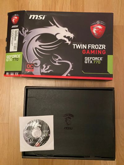 Лот: 21091608. Фото: 1. Видеокарта GTX 770 неисправная. Видеокарты
