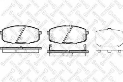 Лот: 25853765. Фото: 1. Колодки дисковые п. Hyundai I30... Кузов