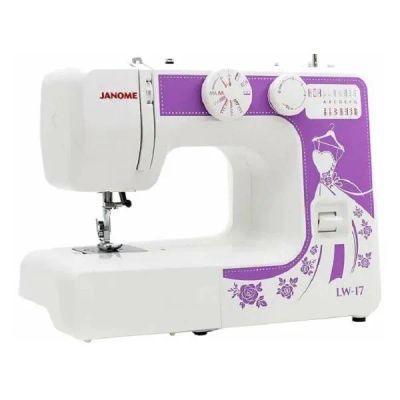 Лот: 24444007. Фото: 1. Швейная машина Janome LW-17. Швейная, вязальная