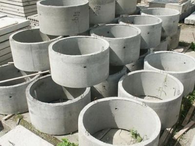 Лот: 11153296. Фото: 1. Кольца ЖБИ колодезные, бетонные... ЖБИ