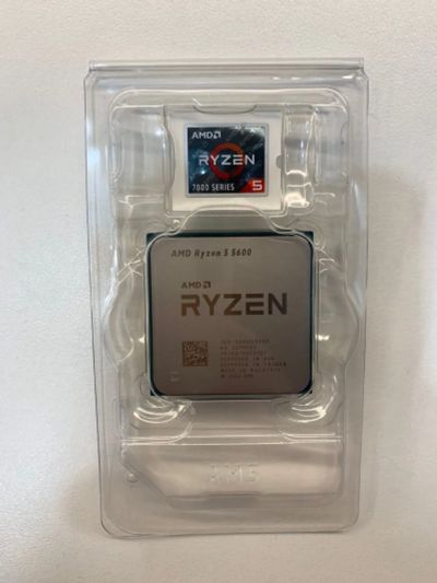 Лот: 19708442. Фото: 1. Новый процессор ryzen 5 5600. Процессоры