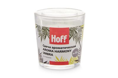Лот: 23679219. Фото: 1. Свеча в стакане HOFF Umbra. Свечи