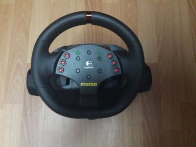 Лот: 4687330. Фото: 1. Logitech MOMO Racing Force Feedback... Рули, джойстики