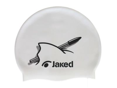 Лот: 4433614. Фото: 1. Шапочка Jaked Writer, white. Плавание