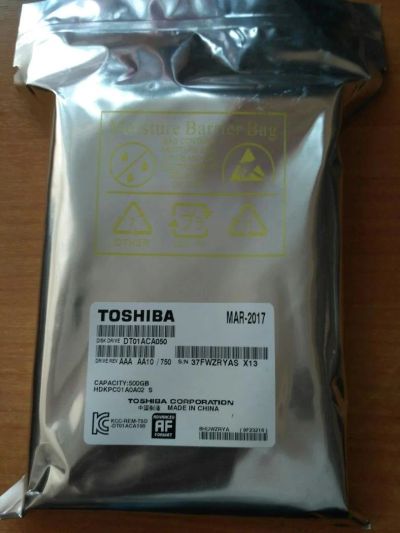 Лот: 10040459. Фото: 1. Жесткий диск HDD 500gb Toshiba... Жёсткие диски (HDD)