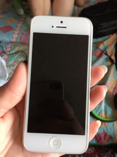 Лот: 9902252. Фото: 1. Iphone 5 16gb silver на запчасти... Смартфоны