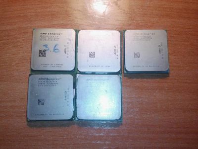 Лот: 10913775. Фото: 1. Процессор AMD (5шт, цена за одну... Процессоры