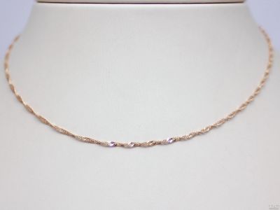 Лот: 12745067. Фото: 1. ЗОЛОТАЯ ЦЕПЬ 1,67 ГРАММ. Цепочки