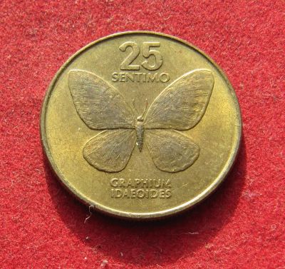 Лот: 19962747. Фото: 1. Филиппины 25 сентимо, 1983 г. Азия