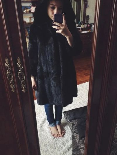 Лот: 4774673. Фото: 1. Детская норковая шуба. Верхняя одежда