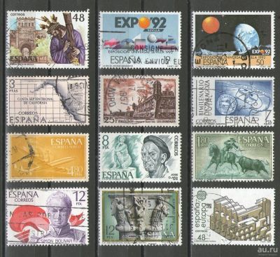 Лот: 16651320. Фото: 1. Лот Марок Испании - ЗА ВАШУ ЦЕНУ. Марки