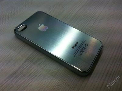 Лот: 1081550. Фото: 1. Чехол для iPhone 4 SGP CASE (Серебристый... Чехлы, бамперы
