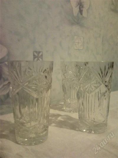 Лот: 1162411. Фото: 1. бокалы хрустальные. Кружки, стаканы, бокалы