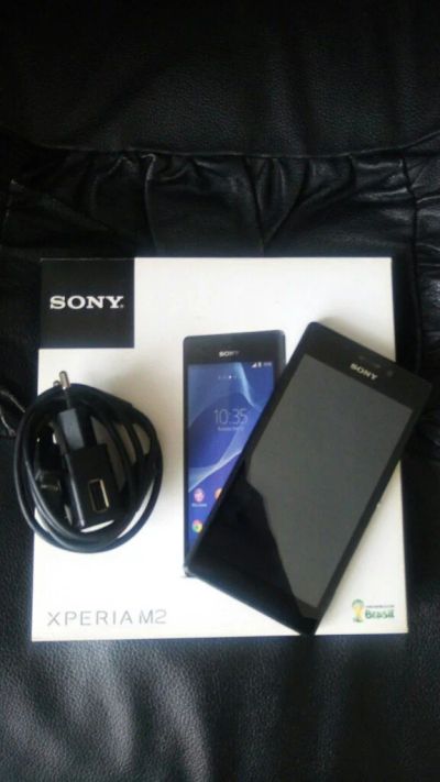 Лот: 9178639. Фото: 1. Смартфон Sony Xperia M2 D2303... Смартфоны