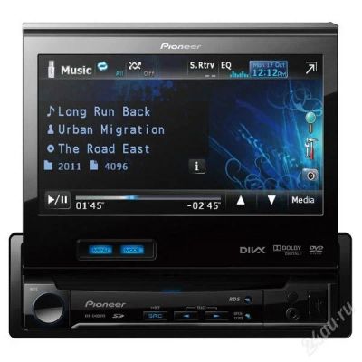 Лот: 1657917. Фото: 1. Pioneer AVH-5400DVD 1-din ресивер. Мониторы, DVD