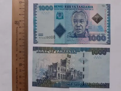 Лот: 19899681. Фото: 1. Танзания 1000 шилингов 2010-2020... Африка