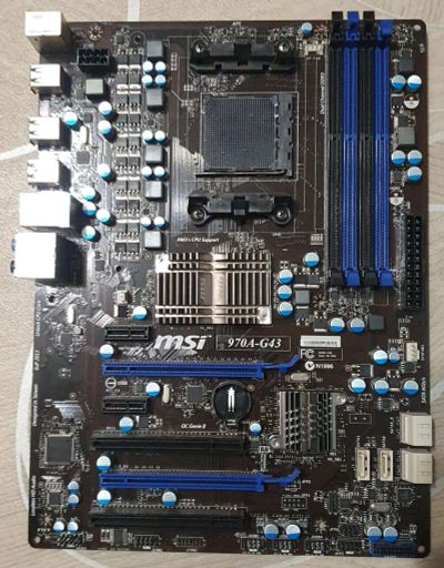 Лот: 20911924. Фото: 1. MSI 970A-G43. Материнские платы
