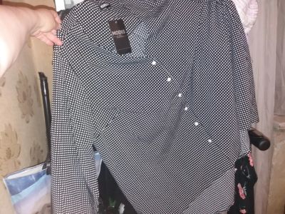 Лот: 13934125. Фото: 1. Блузка размер 56 модис, но скорее... Блузы, рубашки