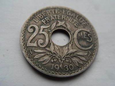 Лот: 10205460. Фото: 1. Франция 25 сантимов 1930. Европа