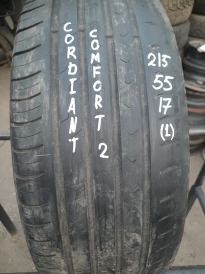 Лот: 23492796. Фото: 1. 1шт 215-55-17 Cordiant Comfort... Шины