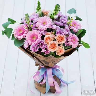 Лот: 13718308. Фото: 1. Лот № 448 Букет Сказочный сон... Свежие цветы