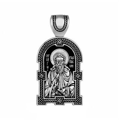 Лот: 23835889. Фото: 1. Серебряная подвеска Икона с чернением... Другое (ювелирные изделия, бижутерия, часы)