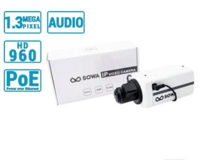Лот: 6809662. Фото: 1. IP видеокамера 1.3 MP Audio POE... Видеонаблюдение